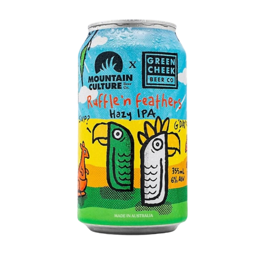 Mountain Culture X Green Cheek Ruffle 'n feathers Hazy IPA