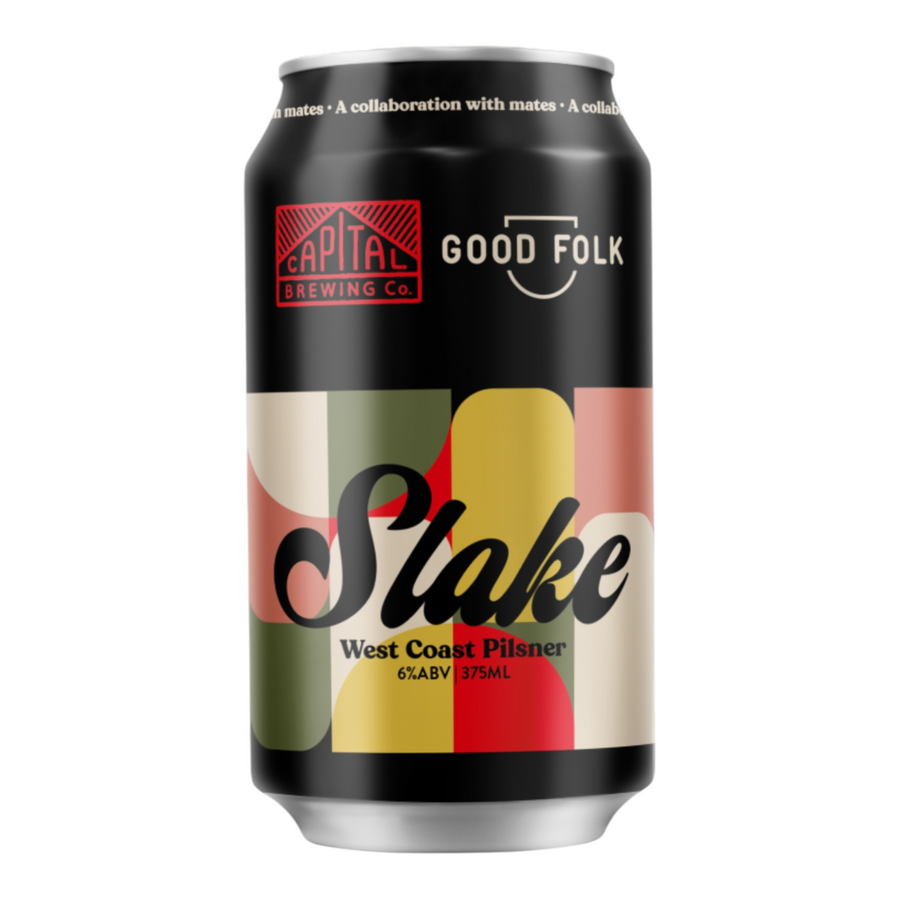 Capital Brewing x Good Folk Slake West Coast Pilsner