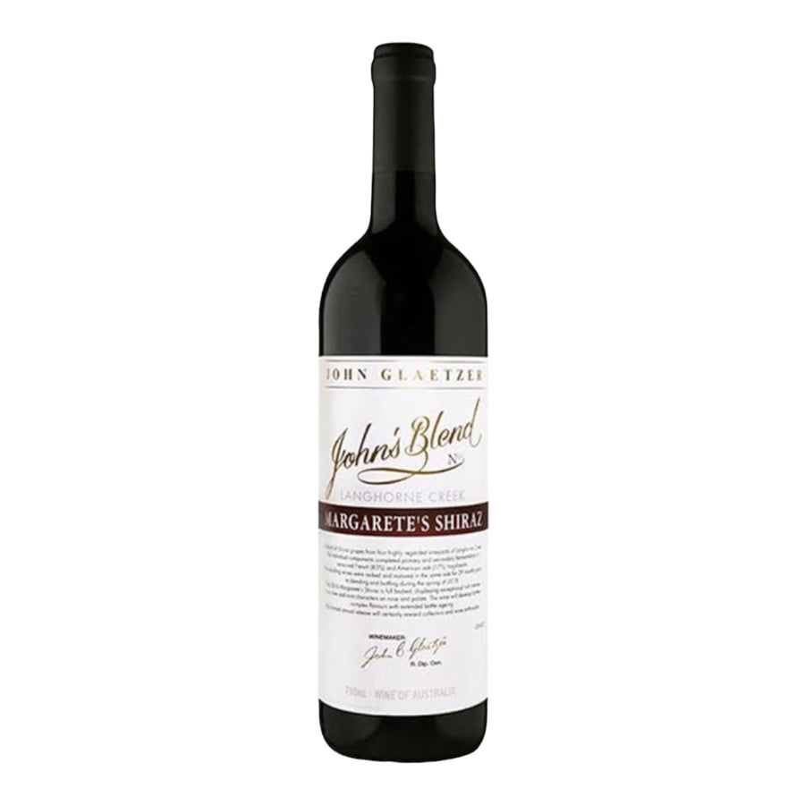 John Glaetzer John's Blend No. 23 Margarete's Shiraz 2019