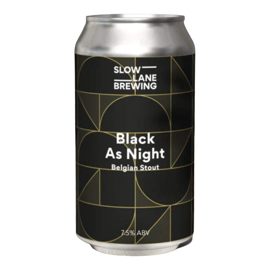 Slow Lane Black as Night Belgian Stout